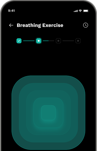 Breathing Exercise App Screen